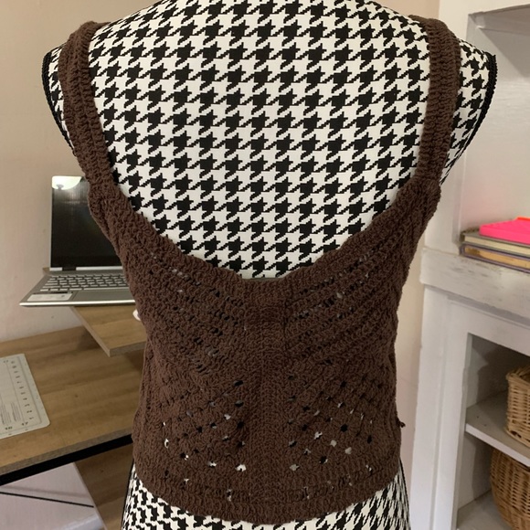 See through knit crop top - Picture 7 of 9